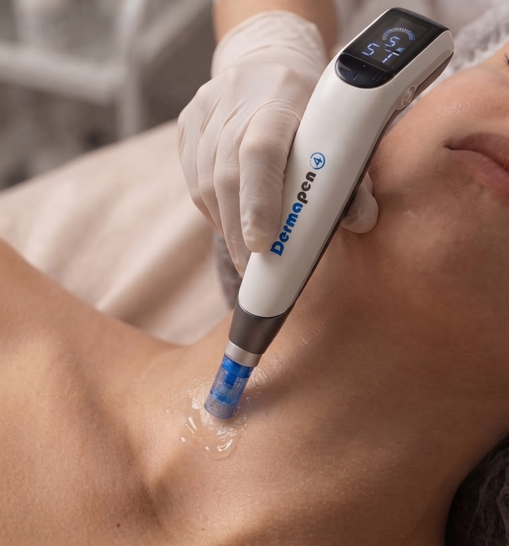 microneedling-decollete